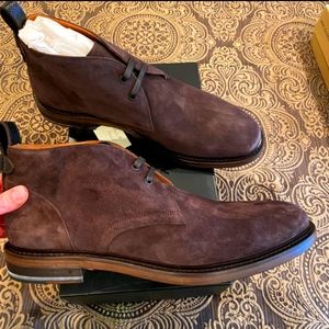 George Brown BILT brown suede chukka boots